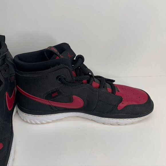 Nike Air Jordan 1 High React Mens Size 13 Shoes AR5321 006‎ Black BRED NO BOX - Picture 6 of 8